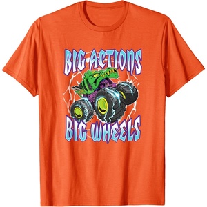 image:imageHot Wheels Monster Trucks  Big Actions Lightning Bolts TShirtOrange