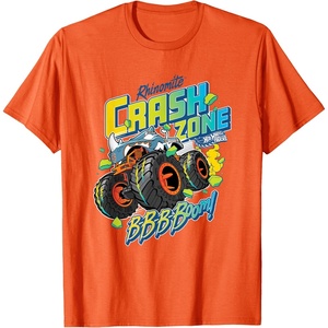 image:imageHot Wheels Monster Trucks  Crash Zone TShirtOrange