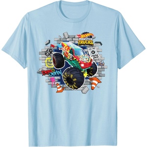 image:imageHot Wheels Monster Trucks  Demo Derby TShirtBaby Blue