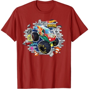 image:imageHot Wheels Monster Trucks  Demo Derby TShirtCranberry Red