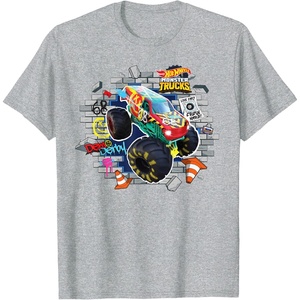 image:imageHot Wheels Monster Trucks  Demo Derby TShirtHeather Grey