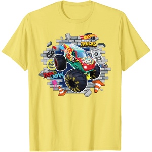 image:imageHot Wheels Monster Trucks  Demo Derby TShirtLemon Yellow