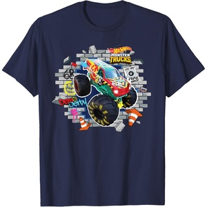 image:imageHot Wheels Monster Trucks  Demo Derby TShirtNavy Blue