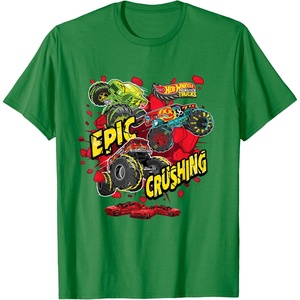 image:imageHot Wheels Monster Trucks  Epic Crushing TShirtKelly Green