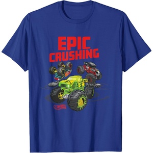 image:imageHot Wheels Monster Trucks  Epic Crushing TShirtRoyal Blue