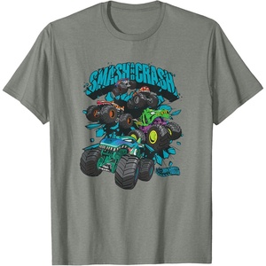 image:imageHot Wheels Monster Trucks  Epic Smash and Crash TShirtOlive Heather
