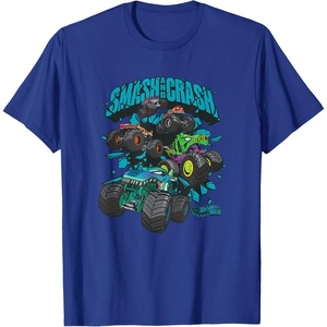 image:imageHot Wheels Monster Trucks  Epic Smash and Crash TShirtRoyal Blue