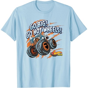image:imageHot Wheels Monster Trucks  Go Big Go Hot Wheels TShirtBaby Blue