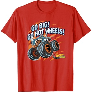 image:imageHot Wheels Monster Trucks  Go Big Go Hot Wheels TShirtRed