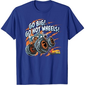 image:imageHot Wheels Monster Trucks  Go Big Go Hot Wheels TShirtRoyal Blue