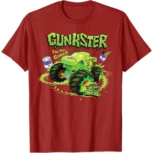 image:imageHot Wheels Monster Trucks  Gunkster TShirtCranberry Red