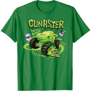 image:imageHot Wheels Monster Trucks  Gunkster TShirtKelly Green