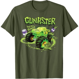 image:imageHot Wheels Monster Trucks  Gunkster TShirtOlive Green