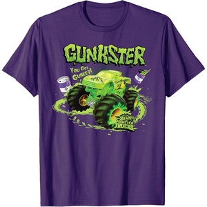 image:imageHot Wheels Monster Trucks  Gunkster TShirtPurple