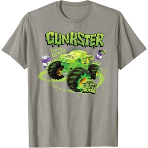 image:imageHot Wheels Monster Trucks  Gunkster TShirtSlate Grey
