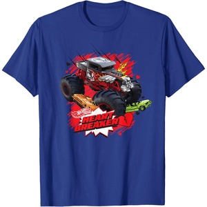 image:imageHot Wheels Monster Trucks  Heart Breaker TShirtRoyal Blue