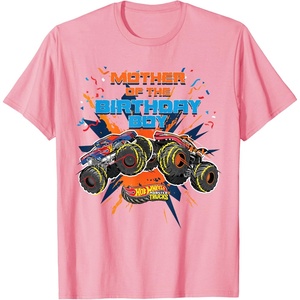 image:imageHot Wheels Monster Trucks  Mother of Birthday Boy TShirtPink