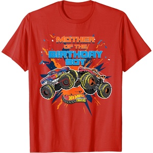 image:imageHot Wheels Monster Trucks  Mother of Birthday Boy TShirtRed