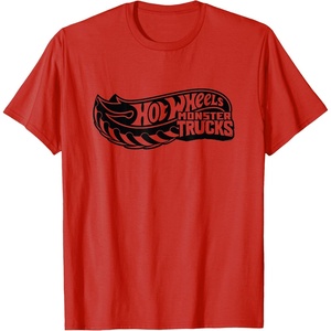 image:imageHot Wheels Monster Trucks Black Logo TShirtRed
