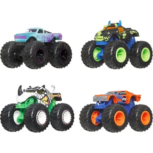 image:imageHot Wheels Monster Trucks Demolition Doubles Styles May Vary HazardsDangers 4Pack