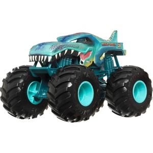image:imageHot Wheels Monster Trucks Oversized Monster Truck 124 Scale DieCast Toy Truck with Giant Wheels and Cool DesignsMega Wrex