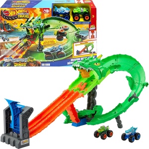 image:imageHot Wheels Monster Trucks Sharks vs Dinos Dragon Destruction PlaysetDragon Track Set