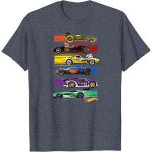 image:imageHot Wheels Multi Car TShirtHeather Blue