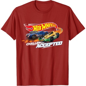 image:imageHot Wheels Race Time Challenged Accepted TShirtCranberry Red