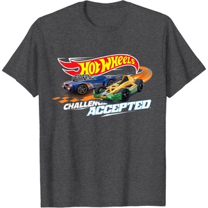 image:imageHot Wheels Race Time Challenged Accepted TShirtDark Heather Grey