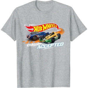 image:imageHot Wheels Race Time Challenged Accepted TShirtHeather Grey