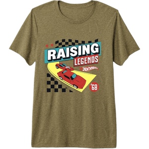 image:imageHot Wheels Raising Legends Premium TriBlend TShirtOlive Green