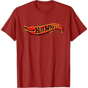 image:imageHot Wheels Red and Yellow Logo TShirtCranberry Red