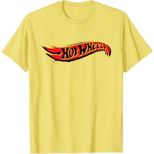image:imageHot Wheels Red and Yellow Logo TShirtLemon Yellow