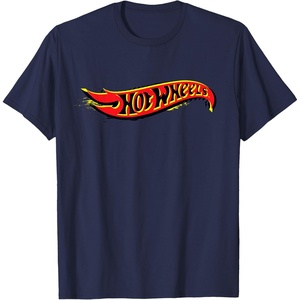 image:imageHot Wheels Red and Yellow Logo TShirtNavy Blue