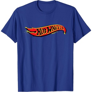 image:imageHot Wheels Red and Yellow Logo TShirtRoyal Blue