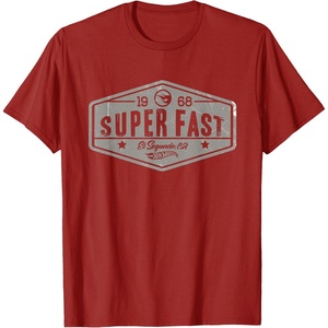 image:imageHot Wheels Super Fast 1968 TShirtCranberry Red