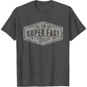 image:imageHot Wheels Super Fast 1968 TShirtDark Heather Grey