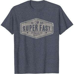 image:imageHot Wheels Super Fast 1968 TShirtHeather Blue