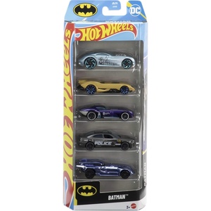 image:imageHot Wheels Toy Cars Batman 5Pack Set of 5 164 Scale DieCast Silver Series SuperVillain Vehicles with Enhanced Deco Execution amp Authentic Details Amazon Exclusive5Pack