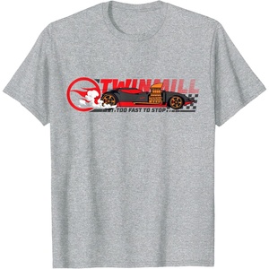 image:imageHot Wheels Twin Mill Too Fast to Stop TShirtHeather Grey