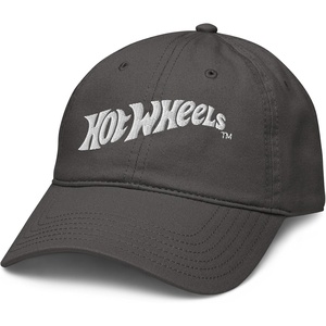 image:imageHot Wheels White Logo Adjustable Baseball HatAsphalt Grey