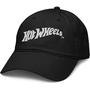 image:imageHot Wheels White Logo Adjustable Baseball HatBlack