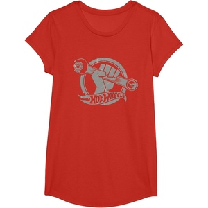 image:imageHot Wheels Wrench Light Grey TShirtRed