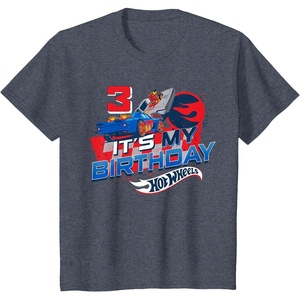 image:imageKids Hot Wheels Its My 3rd Birthday Dare to be Rad TShirtHeather Blue