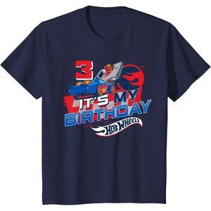 image:imageKids Hot Wheels Its My 3rd Birthday Dare to be Rad TShirtNavy Blue