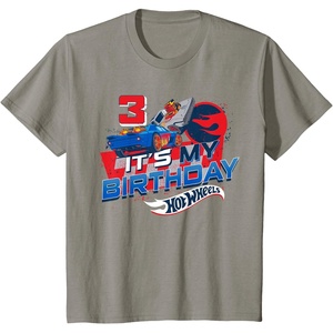 image:imageKids Hot Wheels Its My 3rd Birthday Dare to be Rad TShirtSlate Grey