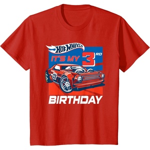 image:imageKids Hot Wheels Its My 3rd Birthday TShirtRed