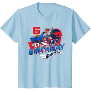 image:imageKids Hot Wheels Its My 6th Birthday Dare to be Rad TShirtBaby Blue