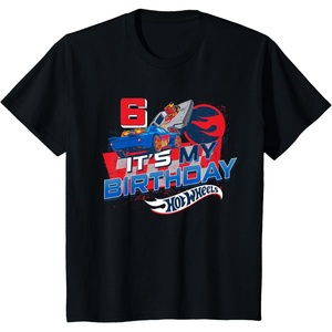 image:imageKids Hot Wheels Its My 6th Birthday Dare to be Rad TShirtBlack