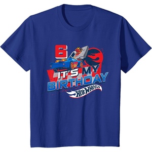 image:imageKids Hot Wheels Its My 6th Birthday Dare to be Rad TShirtRoyal Blue